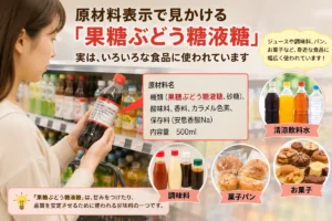 果糖ぶどう糖液糖は本当に体に悪い60代が避けて感じた変化